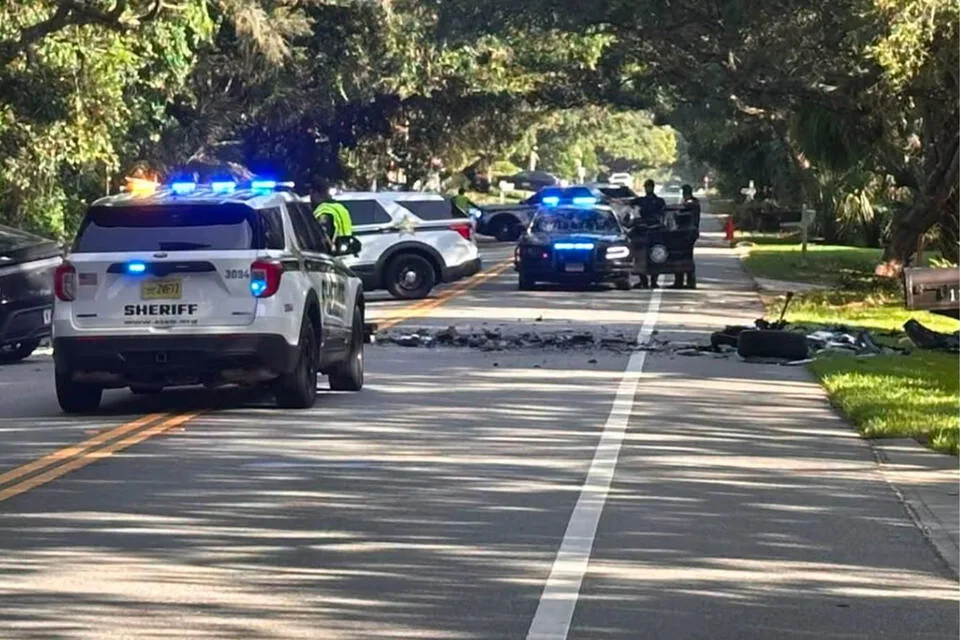 Traffic moves along Ponte Vedra Boulevard near the site of a fatal July 19 crash