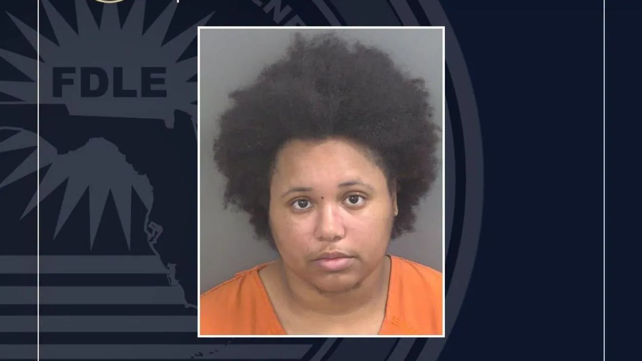 Florida Department of Law Enforcement sign and a file image related to a threat investigation